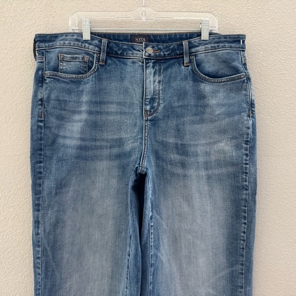 NYDJ Not Your Daughters Jemma Barrel Jeans Denim Blue High Rise Med Casual 14 - Picture 6 of 12